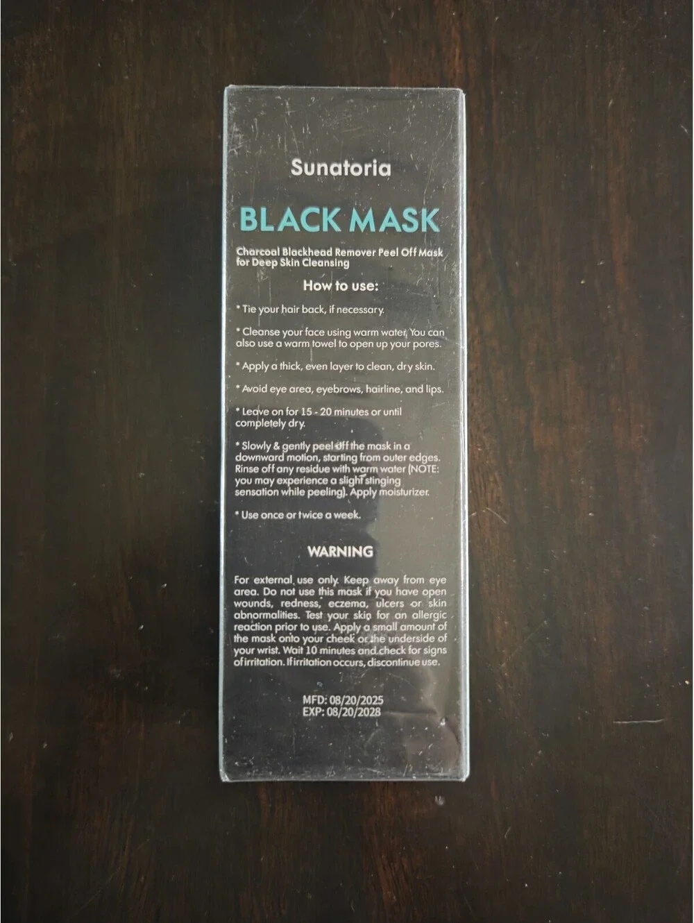Sunatoria Blackhead Remover Mask Charcoal Peel Off 60ml EXP 08/28
